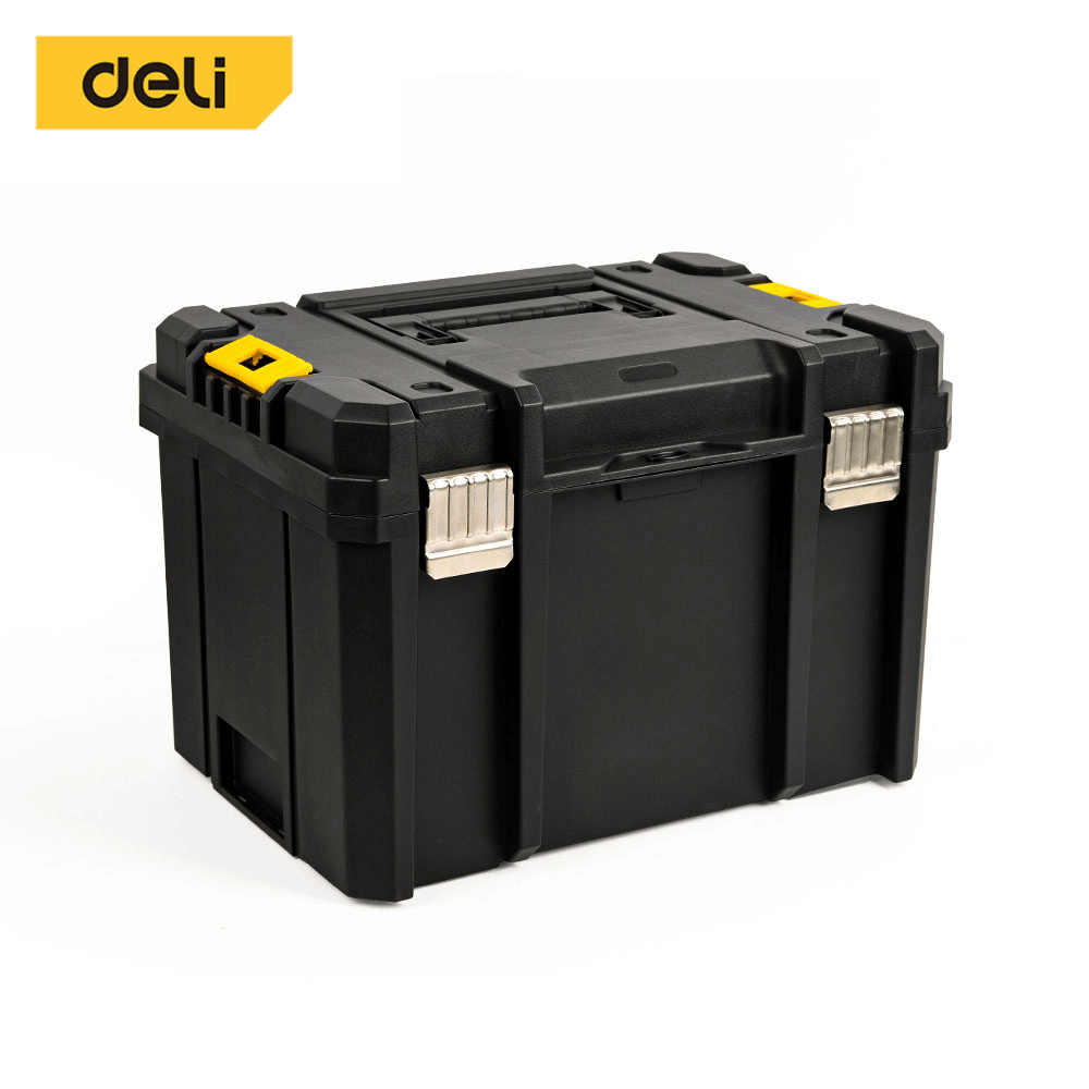 กล่องใส่อุปกรณ์ DELI EDL435E-YL-01 43X32.7X27 ซม. สีดำ_0